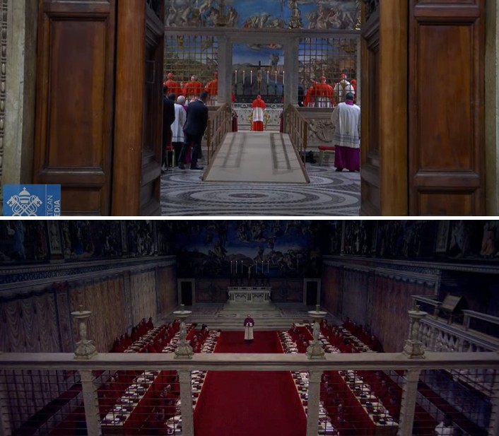 ‘Conclave’ x realidade: compare o momento em que os cardeais se reúnem para a votação