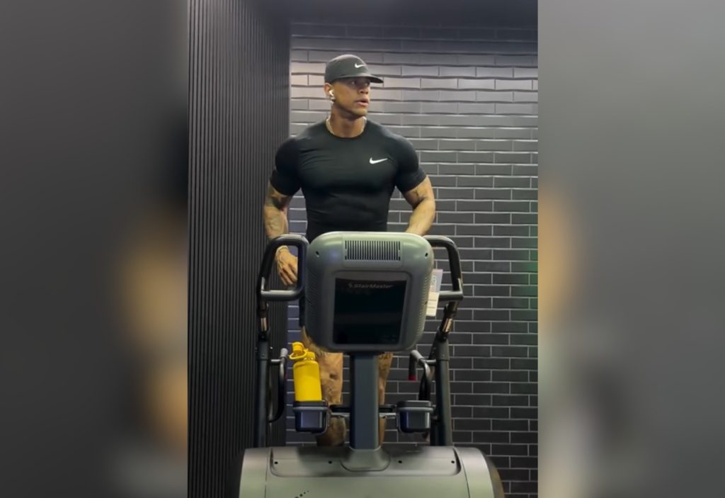 Léo Santana treina em academia de Palmas antes de show no TO e funcionária elogia: ‘Muito humilde’